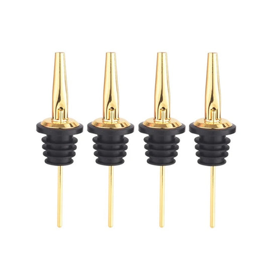 8 Pack Stainless Steel Gold Speed Pourers