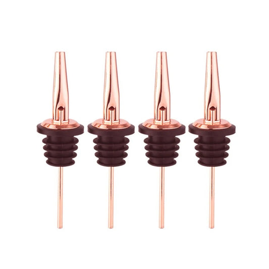 8 Pack Stainless Steel Rose Gold Speed Pourers